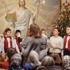14 января 2017 года в приходе храма Воскресения Словущего в Даниловой слободе состоялась Новогодняя и рождественская ёлка