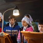 23 апреля 2017 года в храме Воскресения Словущего в Даниловой слободе совершена литургия с участием детей