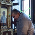 2 ноября 2017 года из Грузии в храм Воскресения Словущего в Даниловской слободе была принесена икона преподобного с частицей его святых мощей