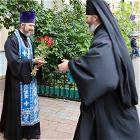 23 августа 2025 года в Воскресенском храме во Всенощном бдении участвовало духовенство из Африки