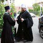 23 августа 2025 года в Воскресенском храме во Всенощном бдении участвовало духовенство из Африки