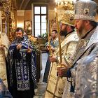 23 августа 2025 года в Воскресенском храме во Всенощном бдении участвовало духовенство из Африки