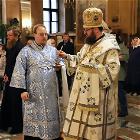 23 августа 2025 года в Воскресенском храме во Всенощном бдении участвовало духовенство из Африки