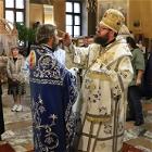 23 августа 2025 года в Воскресенском храме во Всенощном бдении участвовало духовенство из Африки