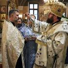 23 августа 2025 года в Воскресенском храме во Всенощном бдении участвовало духовенство из Африки