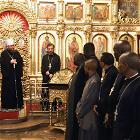 23 августа 2025 года в Воскресенском храме во Всенощном бдении участвовало духовенство из Африки