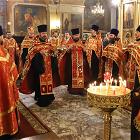 25 сентября 2025 года накануне престольного праздника в Воскресенском храме состоялось Всенощное бдение