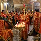 25 сентября 2025 года накануне престольного праздника в Воскресенском храме состоялось Всенощное бдение