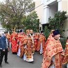 26 сентября 2025 года митрополит Волоколамский Антоний возглавил торжества престольного праздника в храме Воскресения Словущего в Даниловской слободе