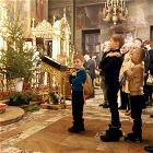 7 января 2026 года в храме Воскресения Словущего в Даниловской слободе торжественно отметили Рождество Христово