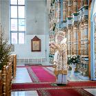 10 января 2026 года настоятель Воскресенского храма принял участие в соборной архиерейской литургии