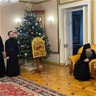 10 января 2026 года дети из Воскресенского прихода колядовали в Даниловском монастыре