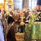 4–5апреля 2026 года в храме прошли богослужения Вербной недели