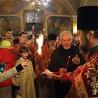 12 апреля 2026 года в Воскресенском храме торжественно встретили праздник Пасхи