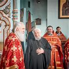 18 апреля 2026 года настоятель Воскресенского храма принял участие в соборной литрургии Южного викариатства
