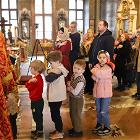 19 апреля 2026 года в храме Воскресения Словущего в Даниловой слободе взрослые и дети отпраздновали Антипасху