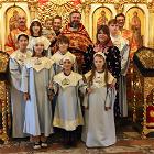 19 апреля 2026 года в храме Воскресения Словущего в Даниловой слободе взрослые и дети отпраздновали Антипасху